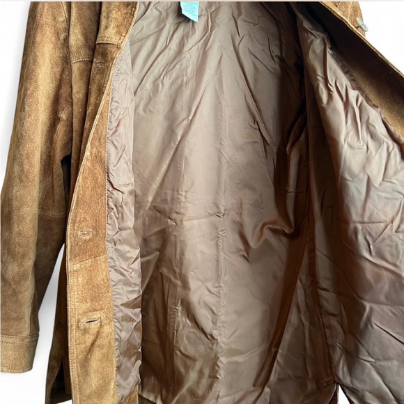 Vintage Cherokee Real Brown Leather Suede Jacket. Size M. - Picture 6 of 8